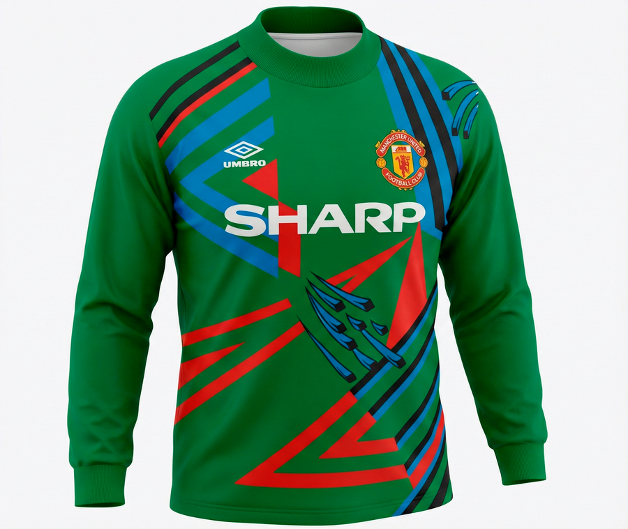 Manchester United green 1992-1993 Goalkeeper (Feels Like New) - Size XXL