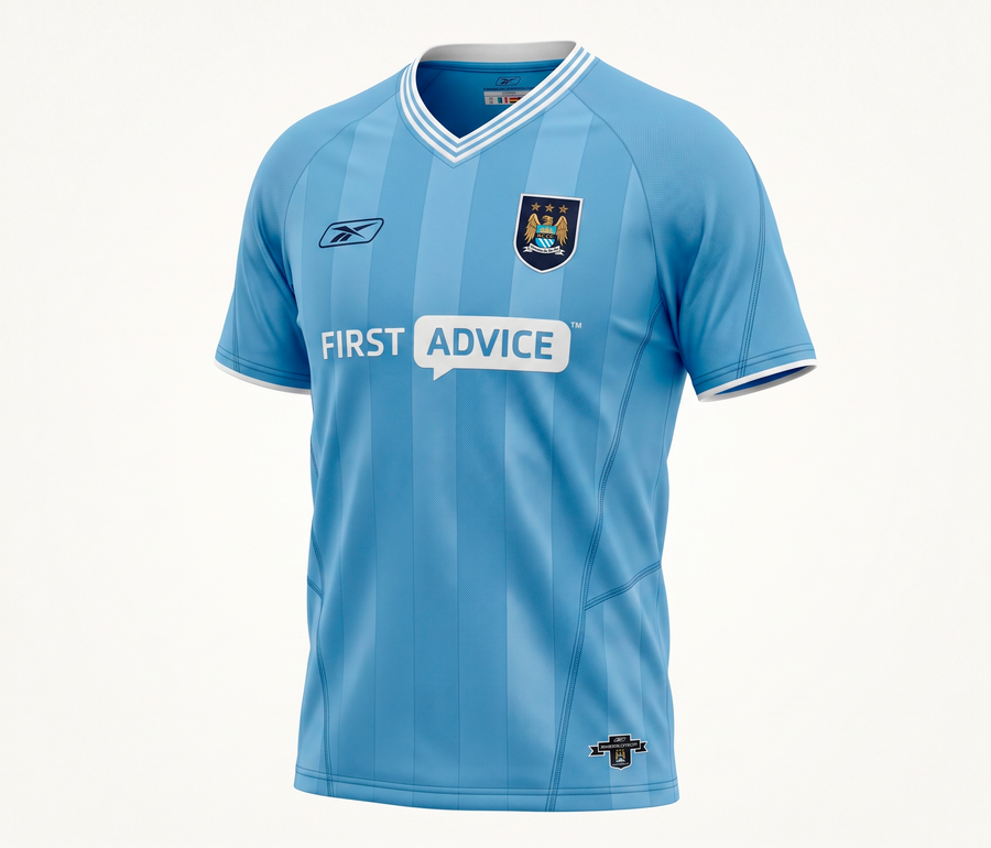 Manchester City 2003-2004 Home (Feels Like New) - Size L