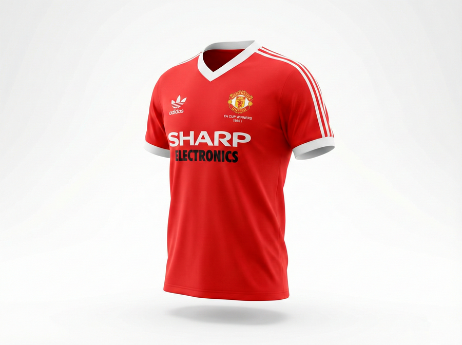 Manchester United 1982-1983 Home (Very Good Condition) - Size M
