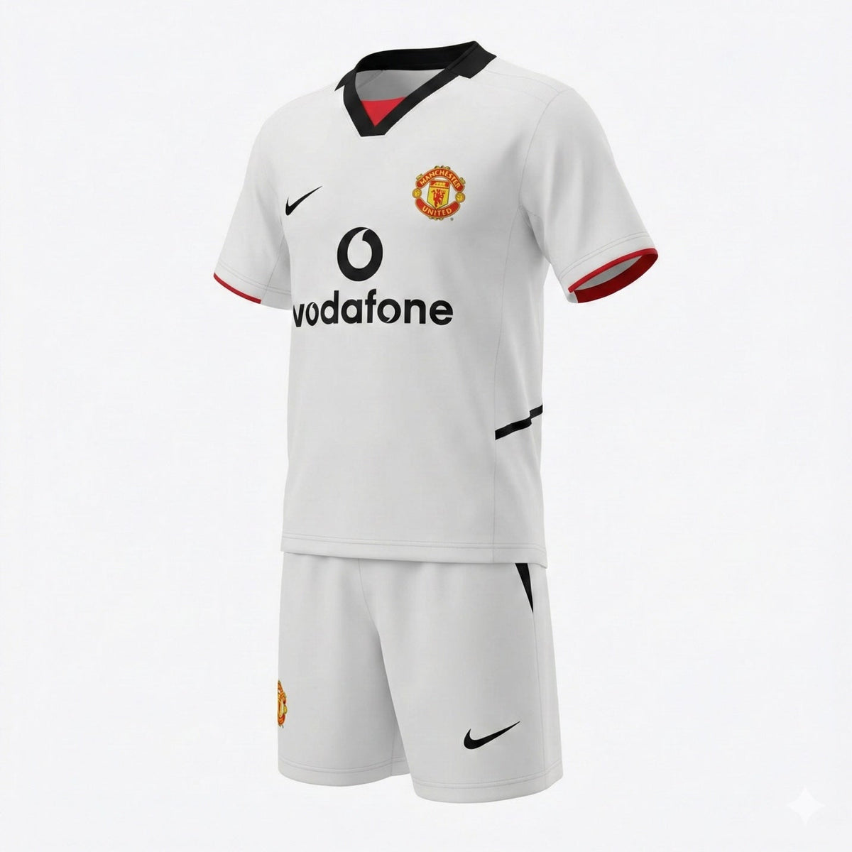 Manchester United Away 2002/2003 Kids Kit (Feels Like New) - Size 28