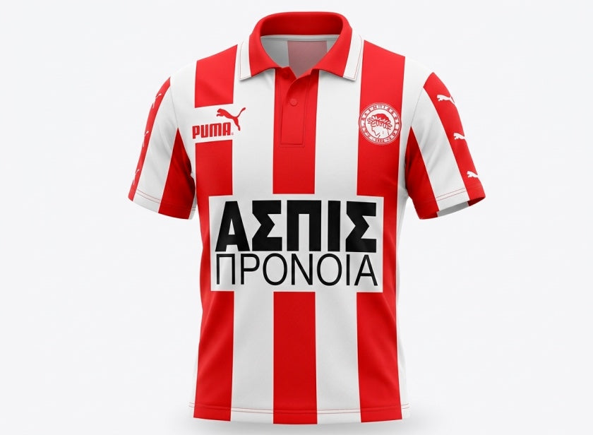 Olympiacos 1997-1998 Home (Feels Like New) - Size M
