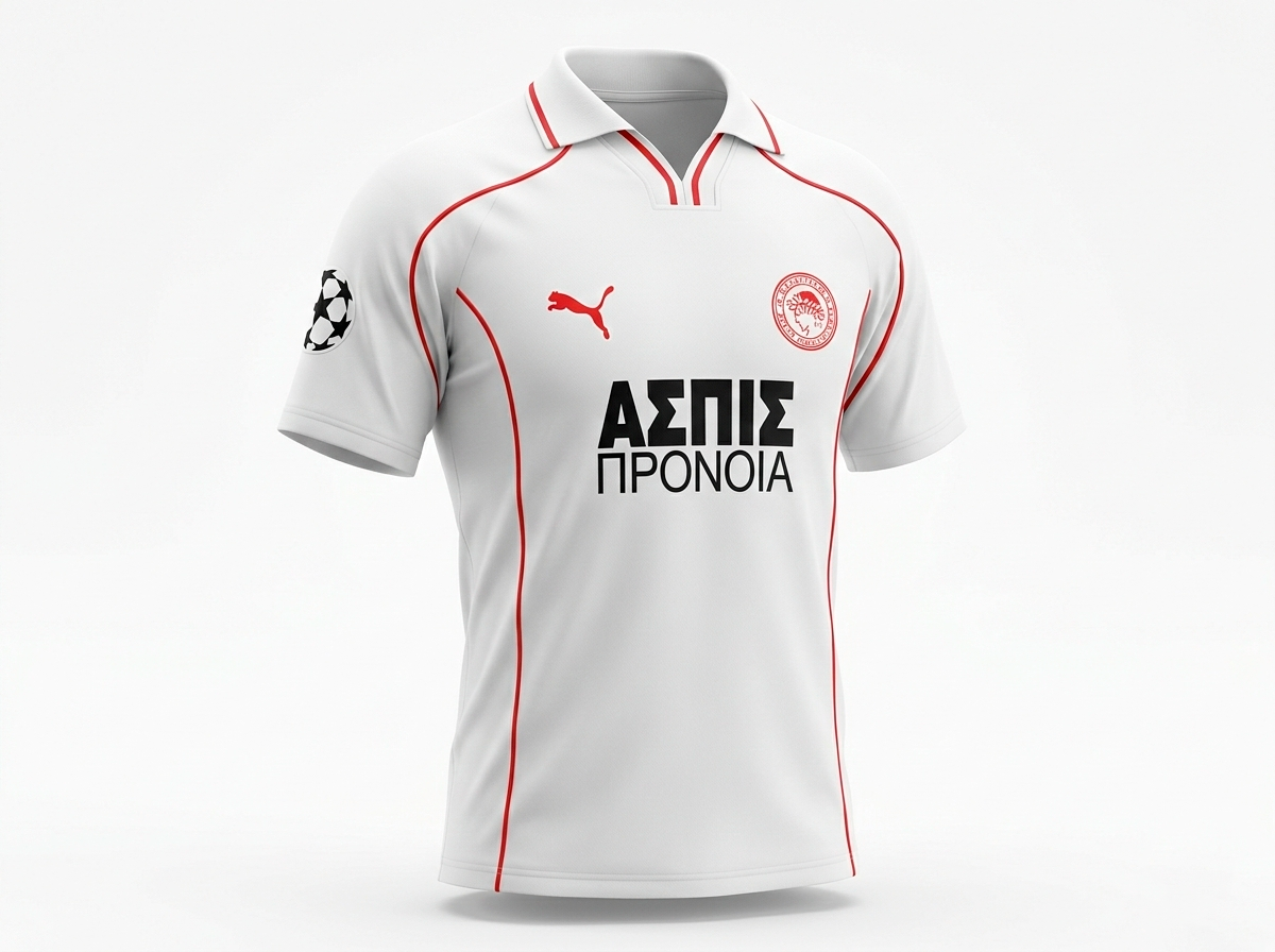 Olympiacos 1999-2000 Away (Feels Like New) - Size L