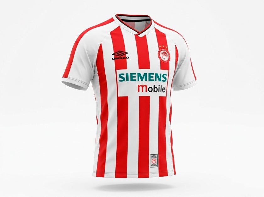 Olympiacos 2001-2002 Home (Feels Like New) - Size S