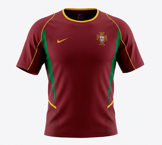 Portugal 2002-2003 Home (Feels Like New) - Size L