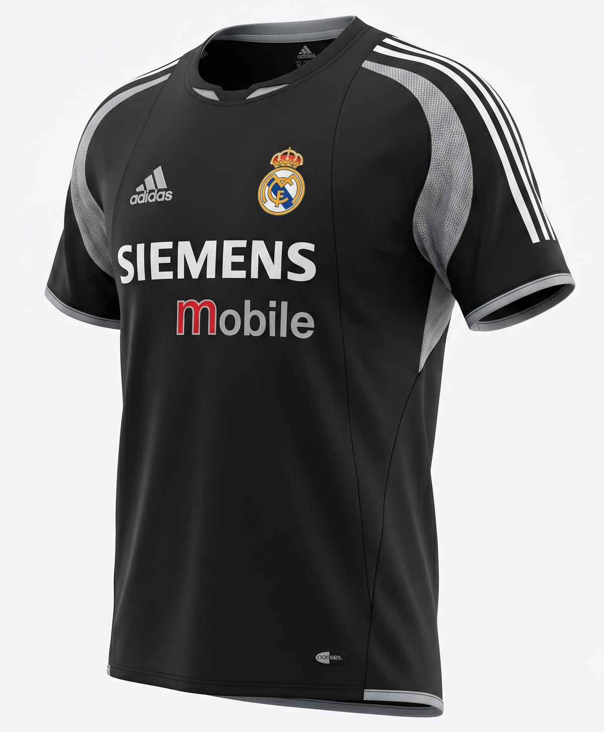 Real Madrid Black White Tracksuit 2004/05 - Size S
