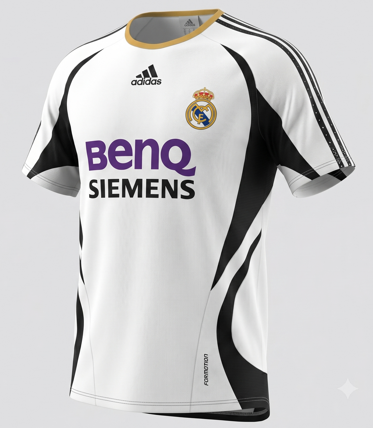 Real Madrid Black White Tracksuit 2006/07 - Size M