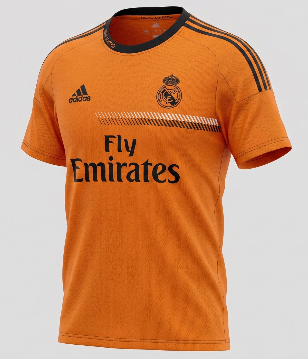 Real Madrid Orange Black Tracksuit 2013/14 - Size S