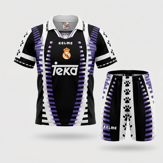 Real Madrid Away 1997/1998 Kids Kit (Feels Like New) - Size 16