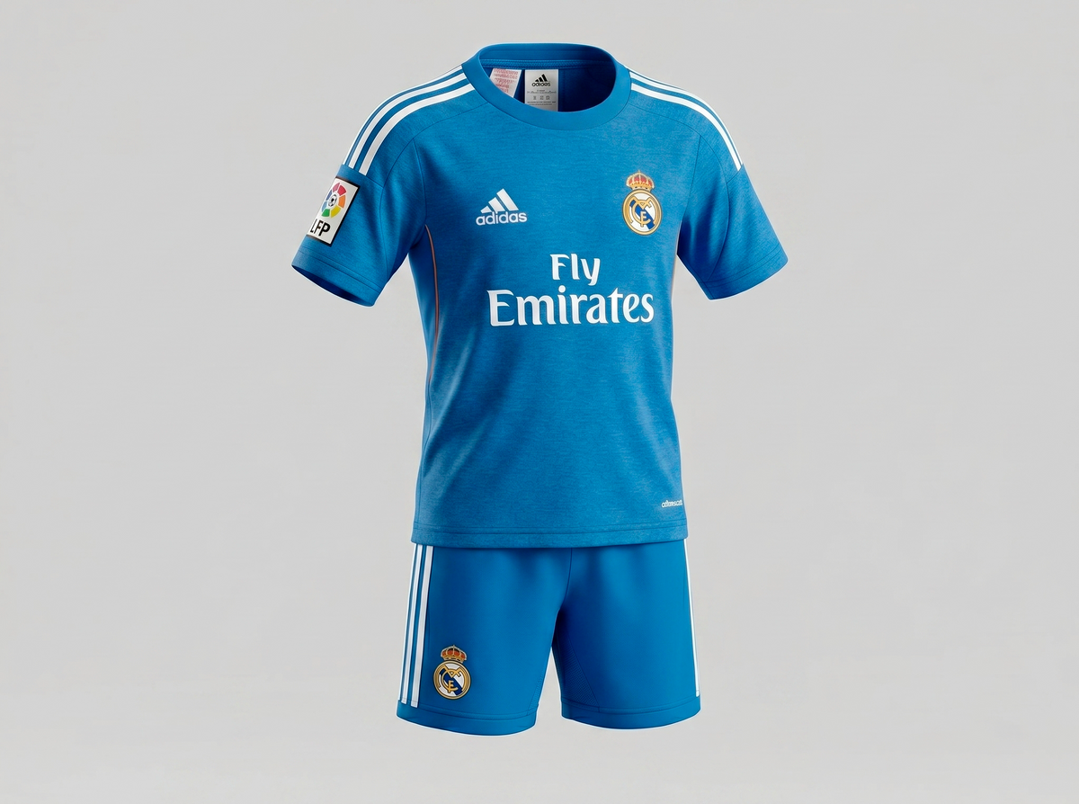 Real Madrid Away 2012/2013 Kids Kit (New) - Size 26