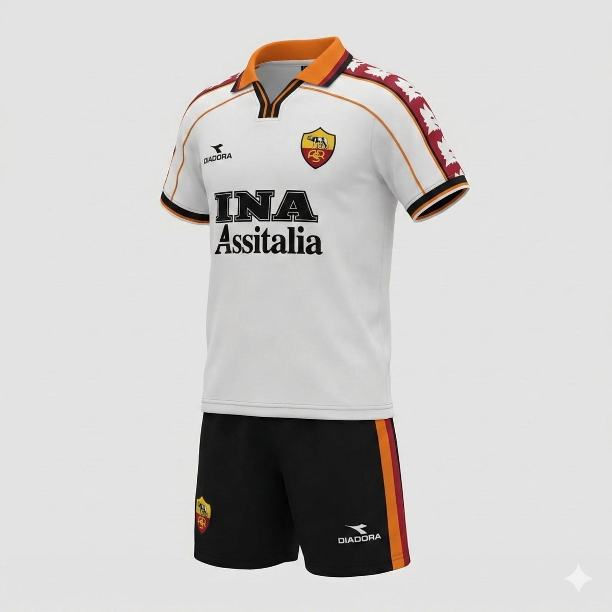 Roma Away 1998/1999 Kids Kit (Feels Like New) - Size 26