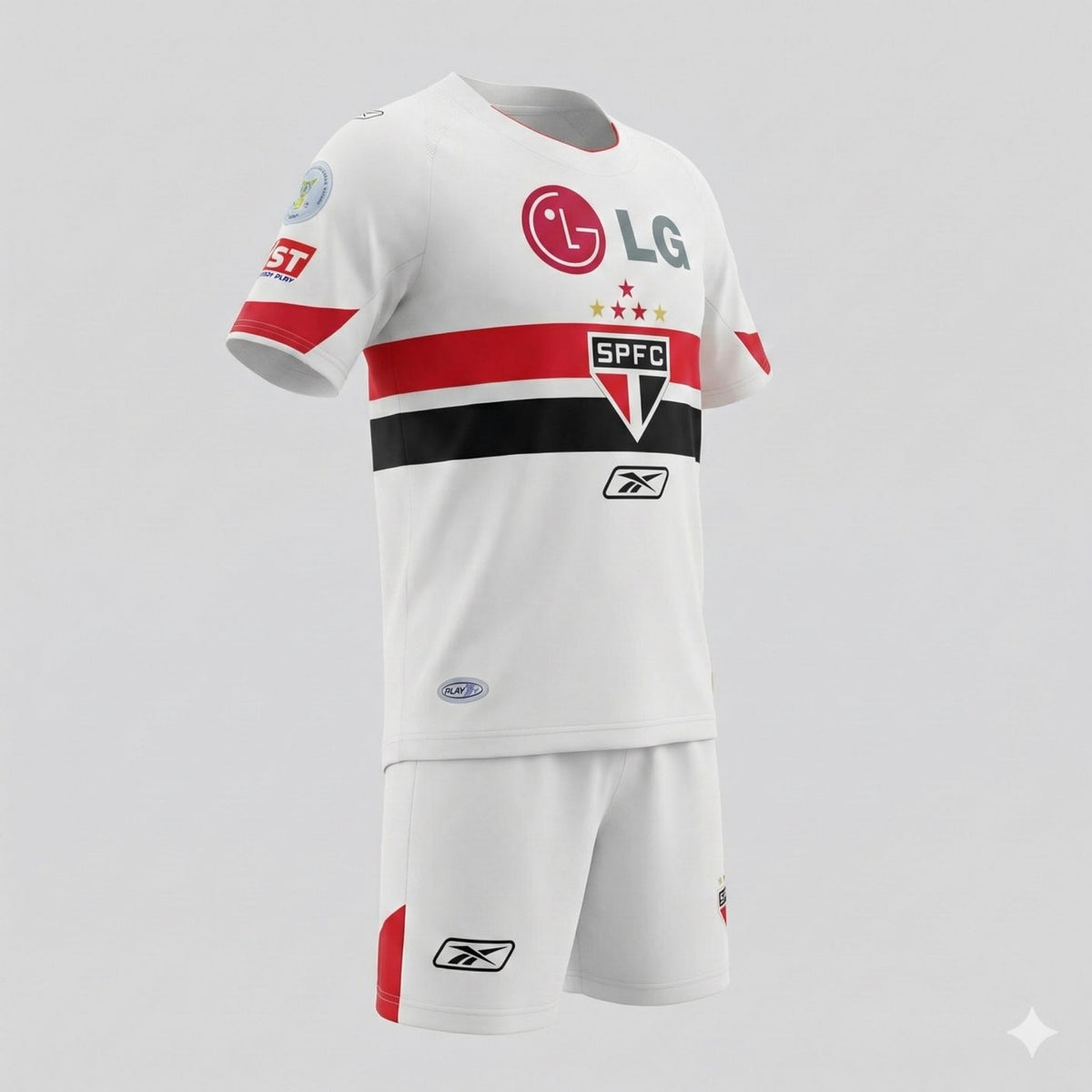 Sao Paulo Home 2007/2008 Kids Kit (New) - Size 22
