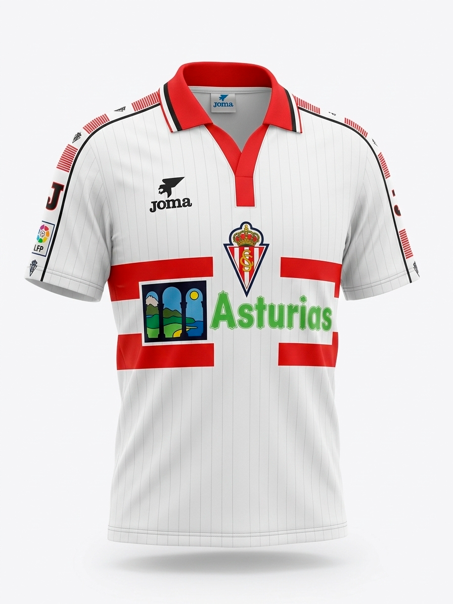 Gijon 1996-1997 Away (Feels Like New) - Size S