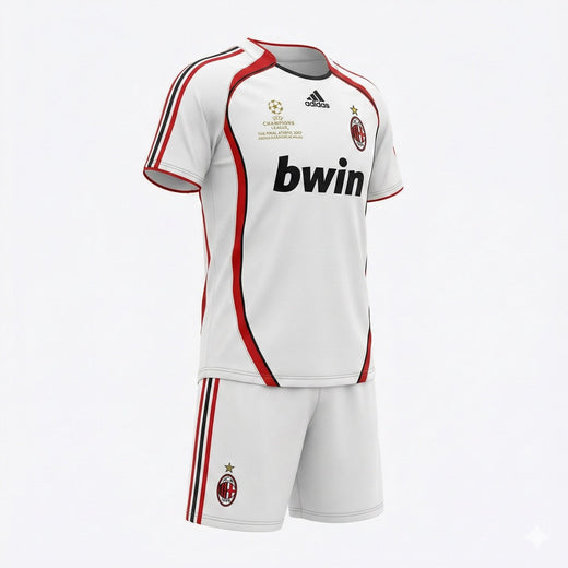 AC Milan Away 2006/2007 Kids Kit (New) - Size 20