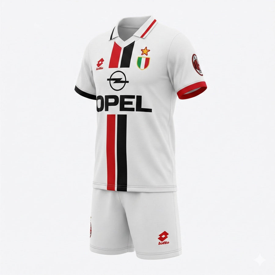 AC Milan Away 1996/1997 Kids Kit (Feels Like New) - Size 20