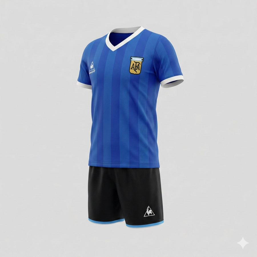 Argentina Away 1986 Kids Kit (Very Good Condition) - Size 20