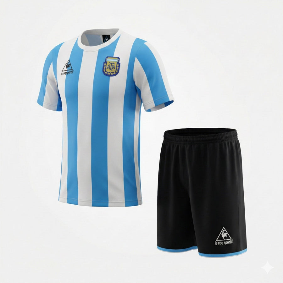 Argentina Home 1986 Kids Kit (Very Good Condition) - Size 20