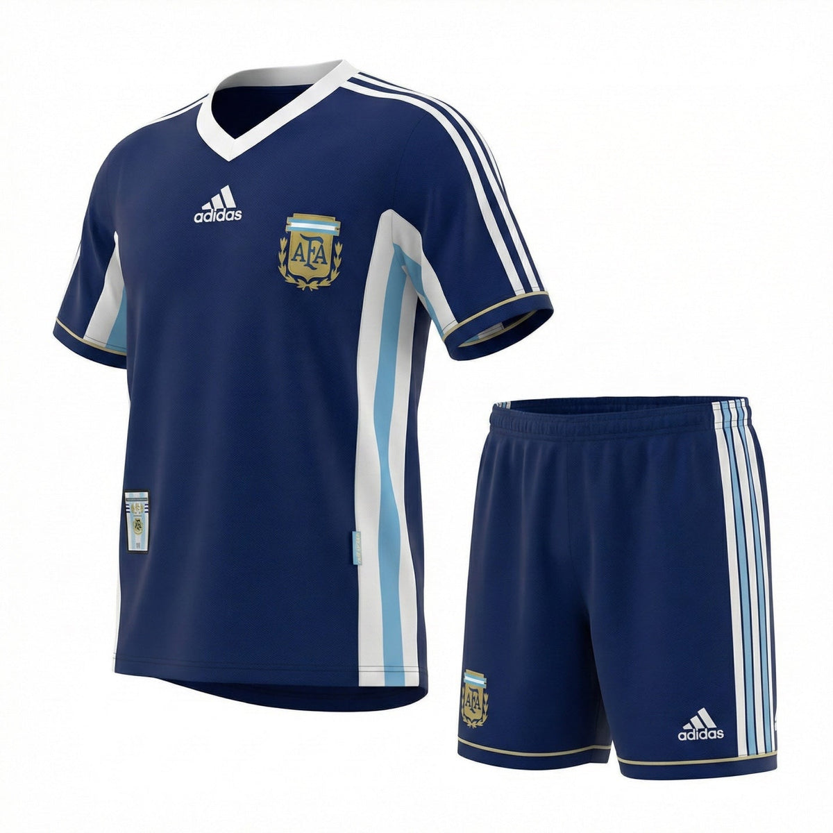 Argentina Away 1998 Kids Kit (Feels Like New) - Size 28