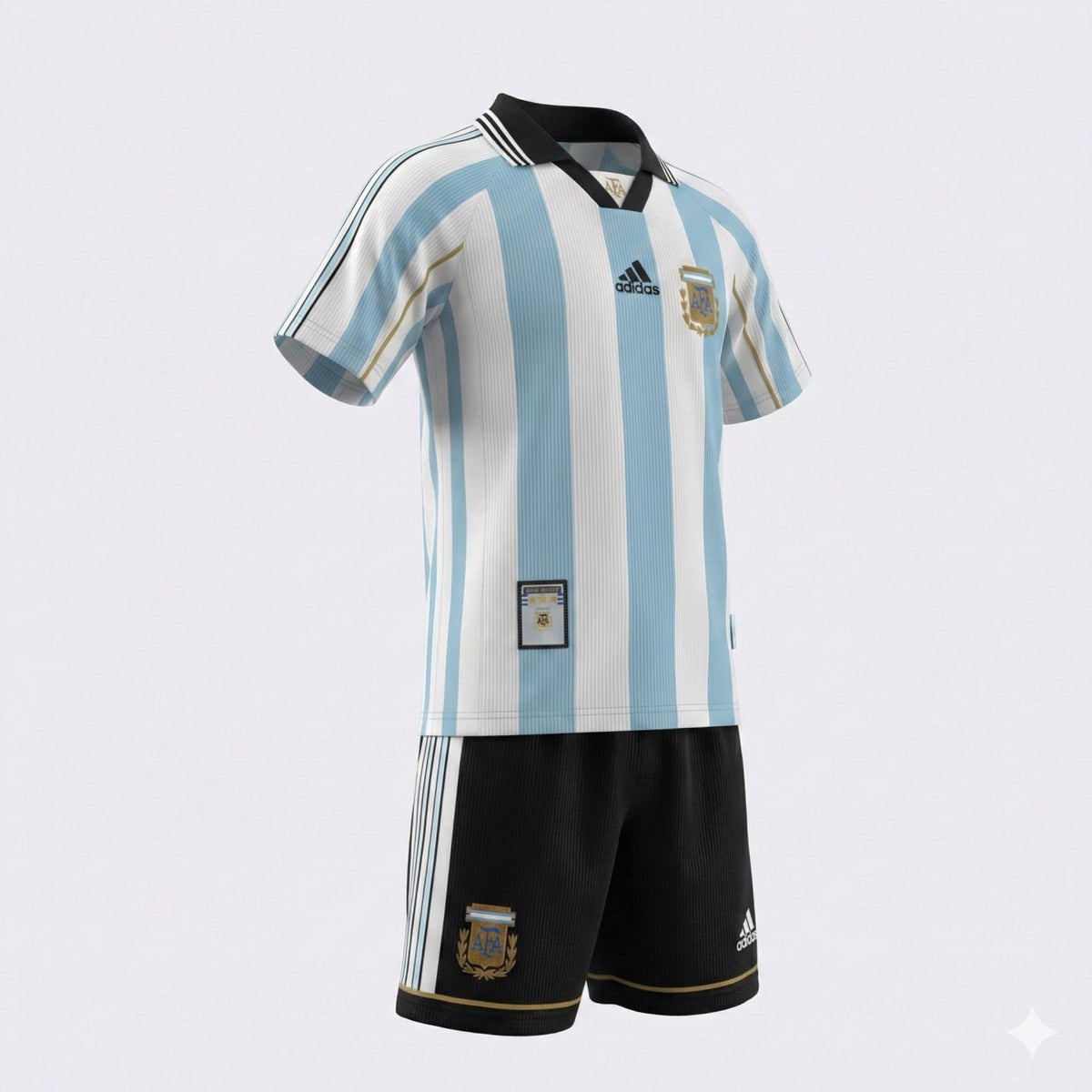 Argentina Home 1998 Kids Kit (Feels Like New) - Size 20