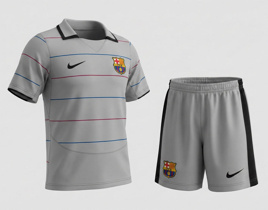 Barcelona Away 2003/2004 Kids Kit (Feels Like New) - Size 20