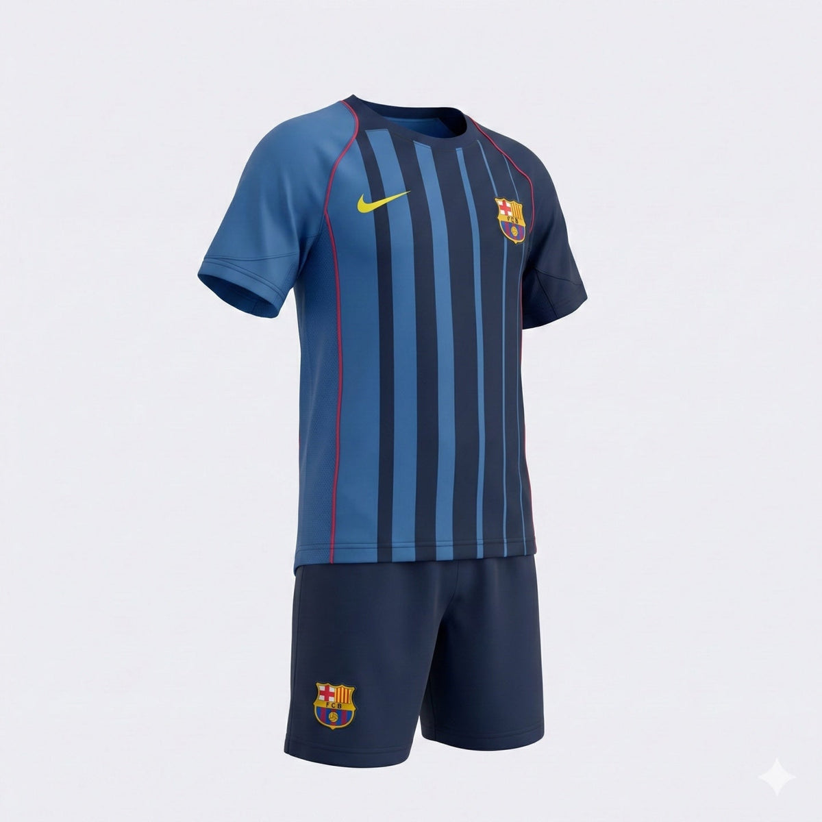 Barcelona Away 2004/2005 Kids Kit (Feels Like New) - Size 28