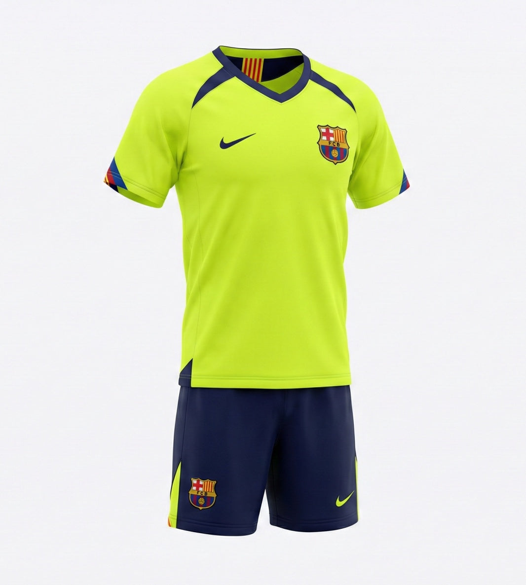 Barcelona Away 2005/2006 Kids Kit (Feels Like New) - Size 28