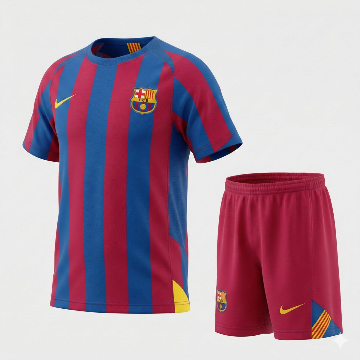 Barcelona Home 2005/2006 Kids Kit (Feels Like New) - Size 28