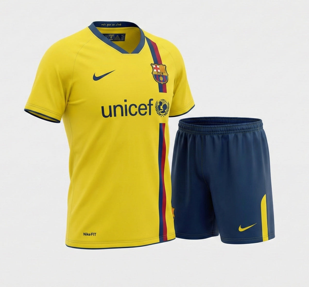 Barcelona Away 2008/2009 Kids Kit (New) - Size 28