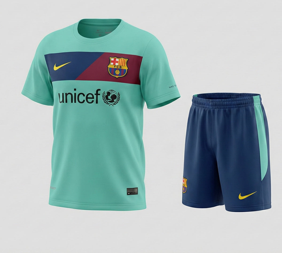 Barcelona Away 2010/2011 Kids Kit (New) - Size 28