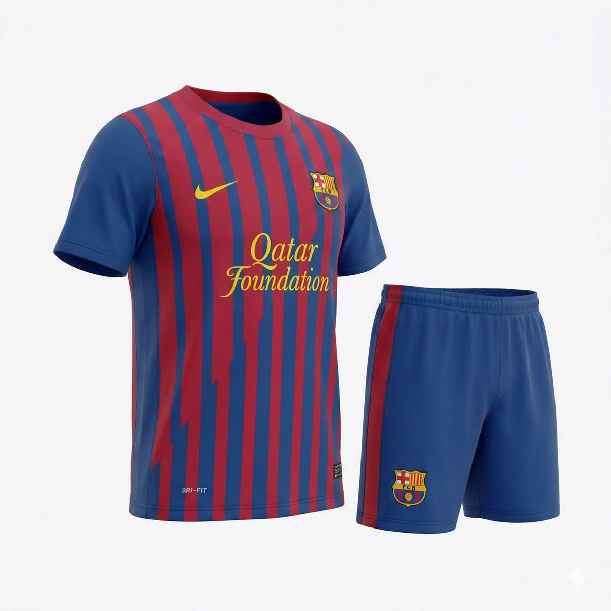 Barcelona Home 2011/2012 Kids Kit (New) - Size 24