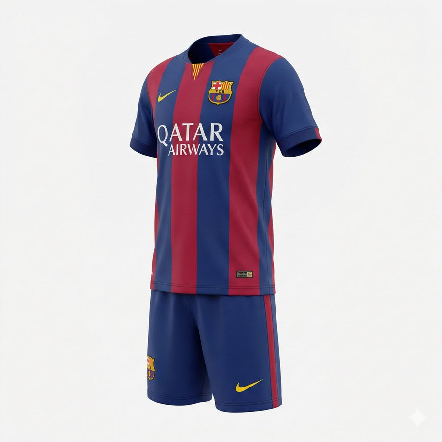 Barcelona Home 2014/2015 Kids Kit (New) - Size 20