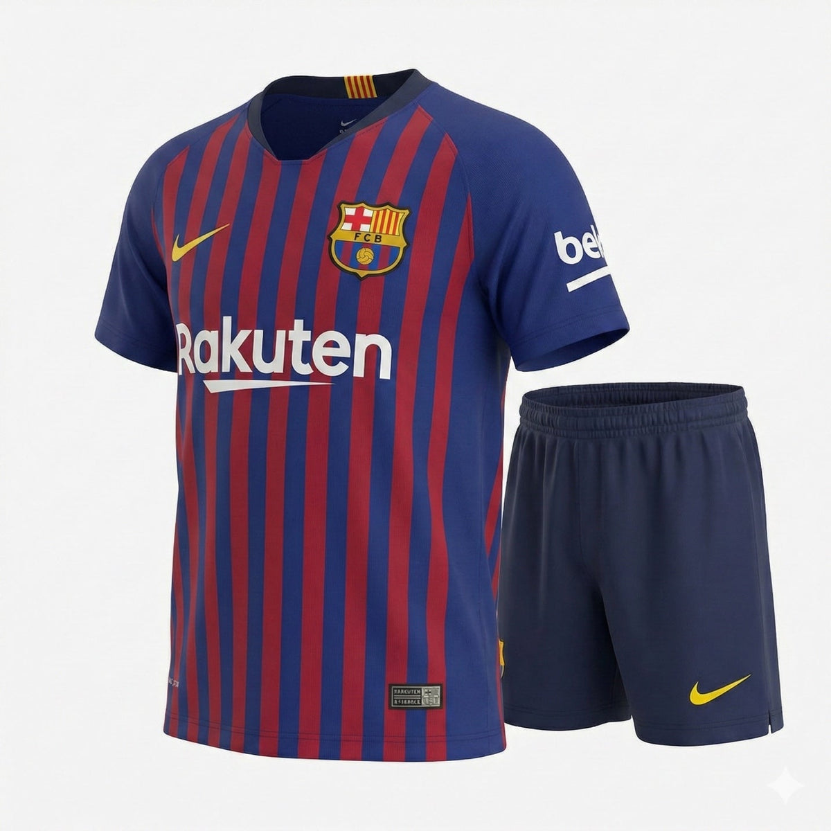 Barcelona Home 2018/2019 Kids Kit (New) - Size 22