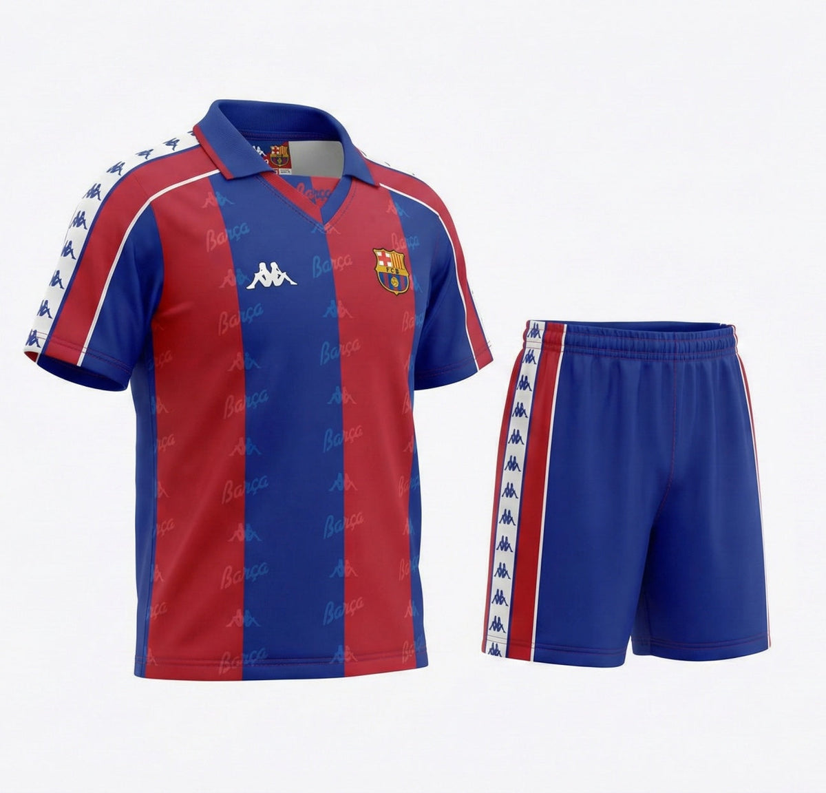 Barcelona Home 1992/1994 Kids Kit (Feels Like New) - Size 26