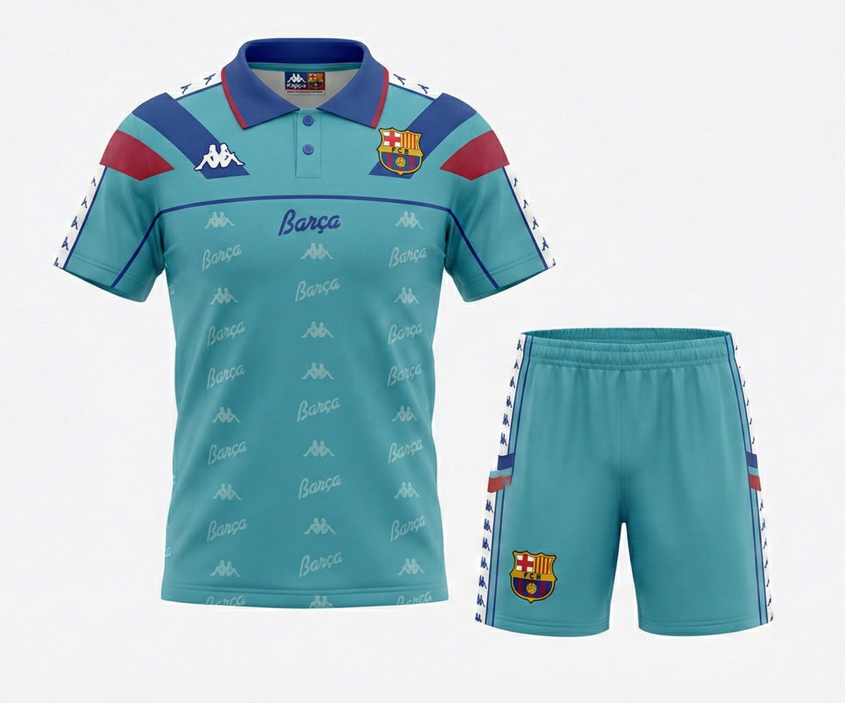 Barcelona Away 1992/1995 Kids Kit (Feels Like New) - Size 28