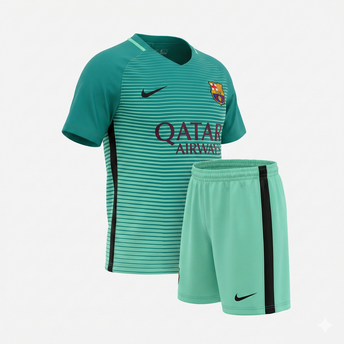 Barcelona Away 2016/2017 Kids Kit (New) - Size 28