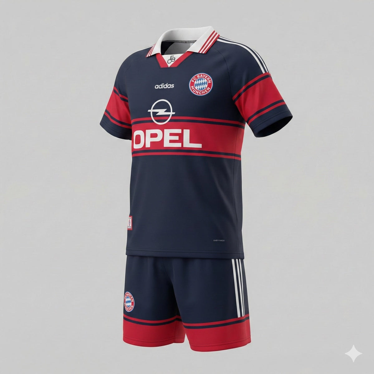 Bayern Munich Home 1995/1996 Kids Kit (Feels Like New) - Size 18