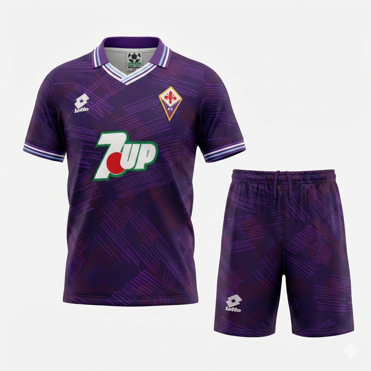 Fiorentina Home 1992/1993 Kids Kit (Feels Like New) - Size 28