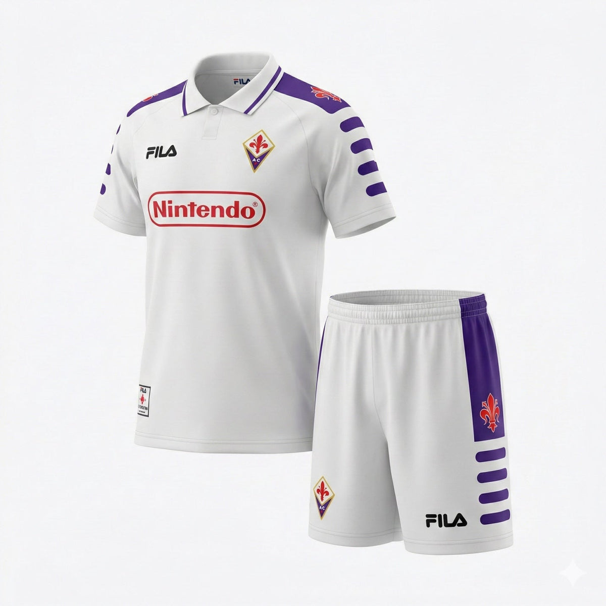 Fiorentina Away 1998/1999 Kids Kit (Feels Like New) - Size 20