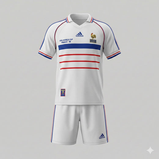 France Away 1998 Kids Kit (Feels Like New) - Size 22