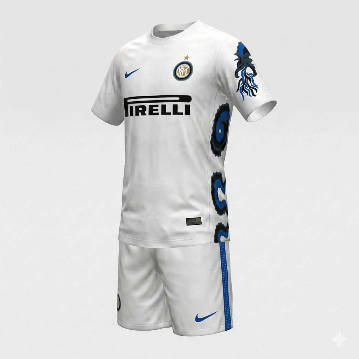 Inter Milan Away 2010/2011 Kids Kit (New) - Size 26
