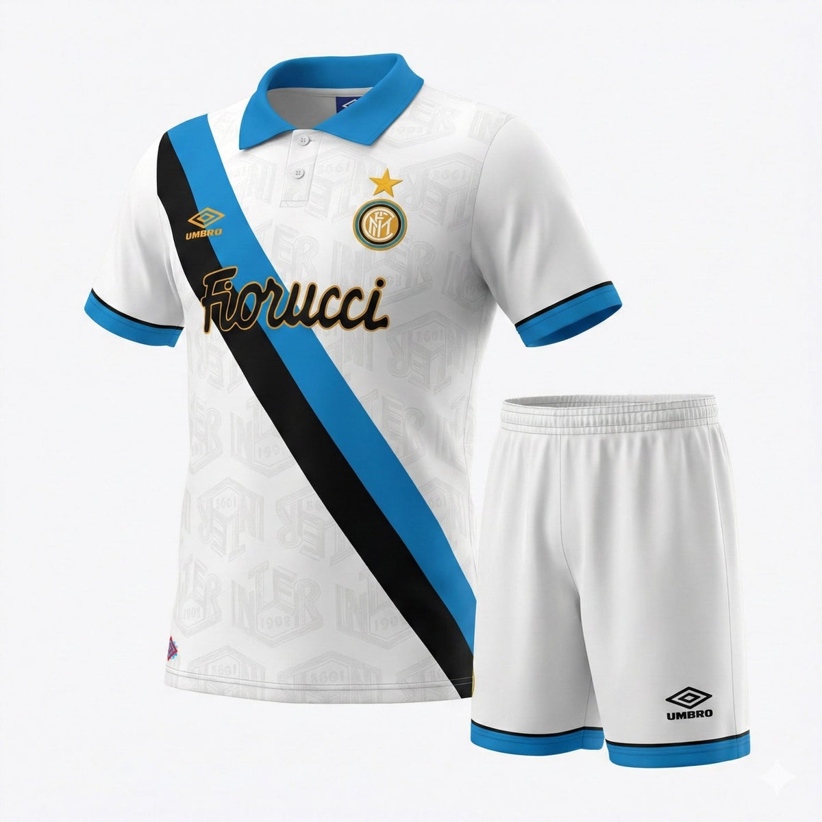 Inter Milan Away 1994/1995 Kids Kit (Feels Like New) - Size 18