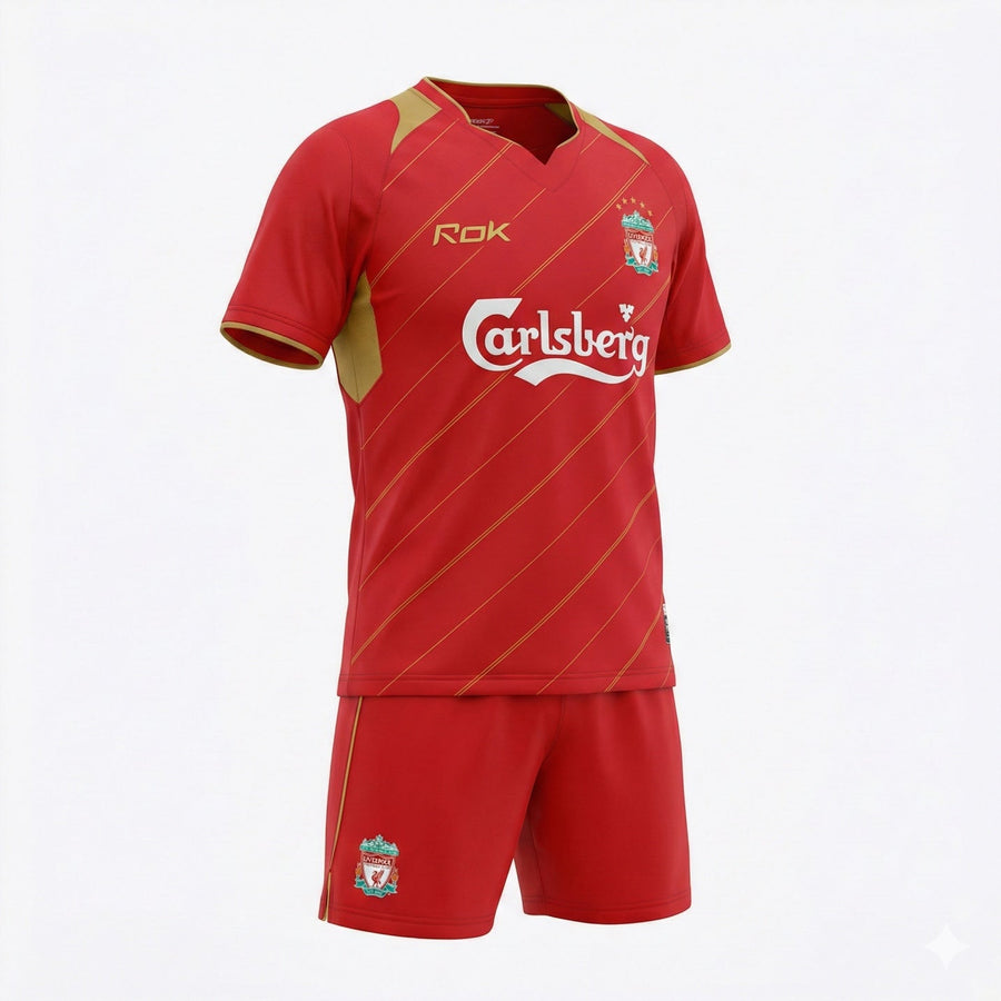 Liverpool Home 2005/2006 Kids Kit (Feels Like New) - Size 28