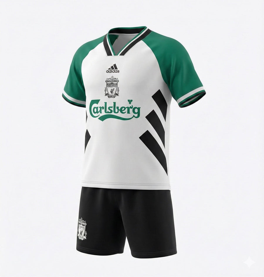 Liverpool Away 1993/1995 Kids Kit (Feels Like New) - Size 18