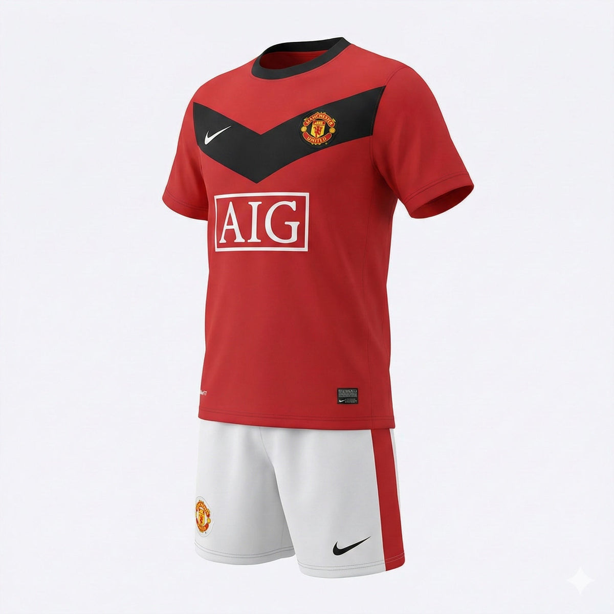 Manchester United Home 2009/2010 Kids Kit (New) - Size 26