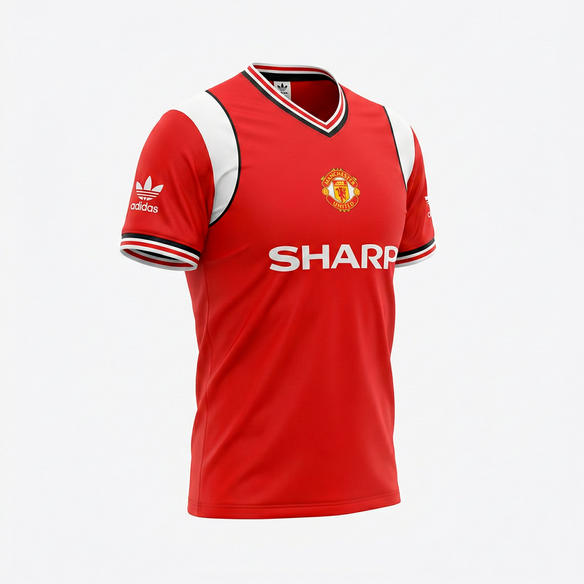 Manchester United 1984-1986 Home (Very Good Condition) - Size XS
