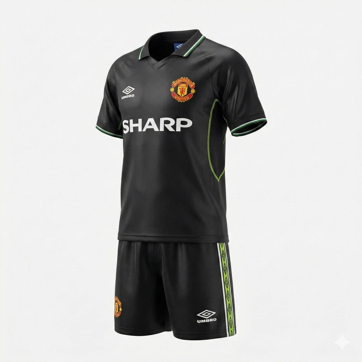 Manchester United Away 1998/1999 Kids Kit (Feels Like New) - Size 20
