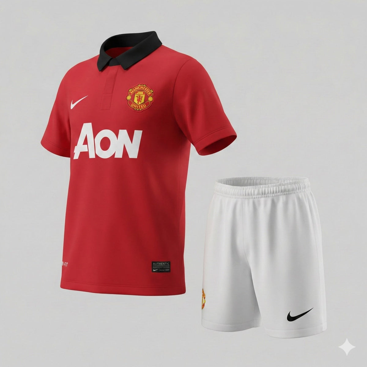 Manchester United Home 2013/2014 Kids Kit (New) - Size 22