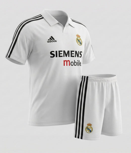 Real Madrid Home 2002/2003 Kids Kit (Feels Like New) - Size 20