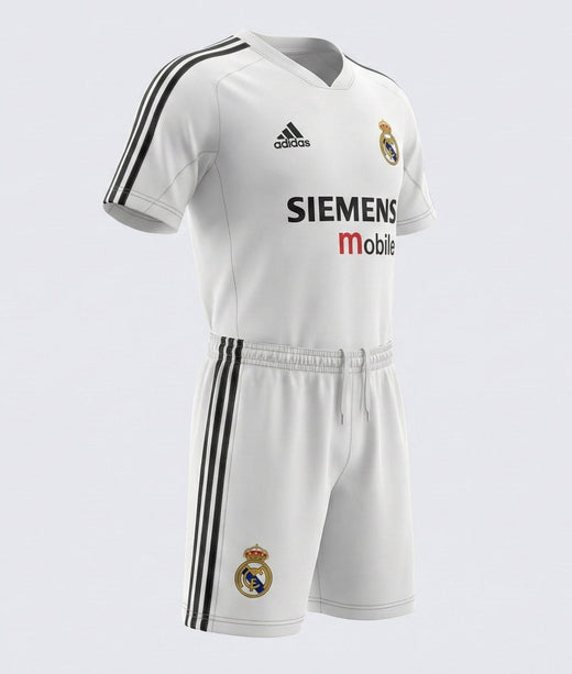 Real Madrid Home 2003/2004 Kids Kit (Feels Like New) - Size 22