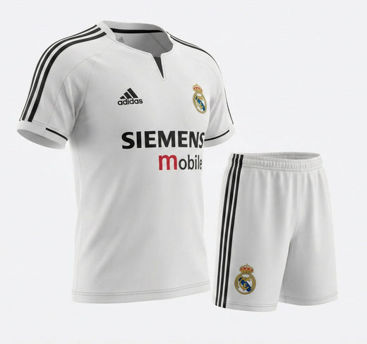 Real Madrid Home 2004/2005 Kids Kit (Feels Like New) - Size 24