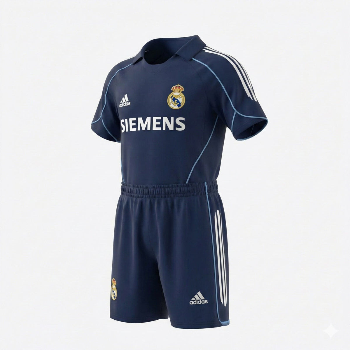 Real Madrid Away 2005/2006 Kids Kit (Feels Like New) - Size 28